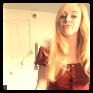 Sequin Hearts Puff Sleeve Dress Size S